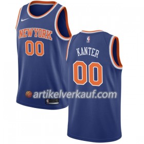 NBA New York Knicks Trikot Enes Kanter 00 Nike 2017-18 Blau Swingman - Herren